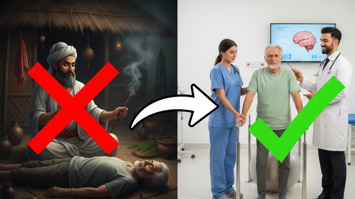 স্ট্রোকের পর রোগী বেঁচে যায়! কিন্তু ভুল চিকিৎসায় জীবনটা হারিয়ে ফেলে।