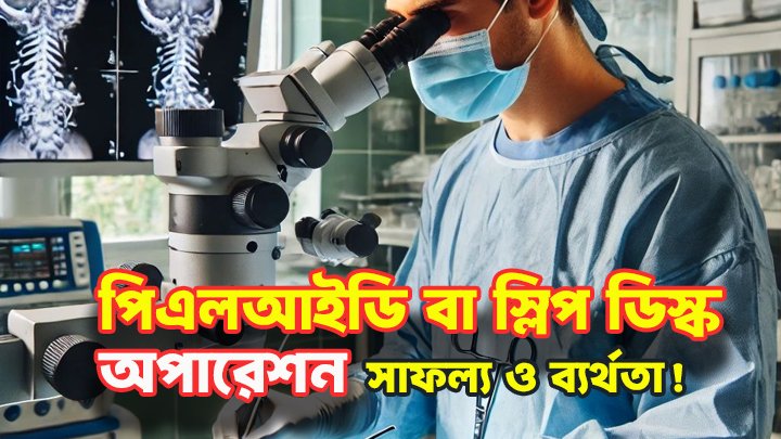 পিএলআইডি বা স্লিপ ডিস্কের অপারেশন: বাস্তবতা ও বিভ্রান্তি দূর করুন